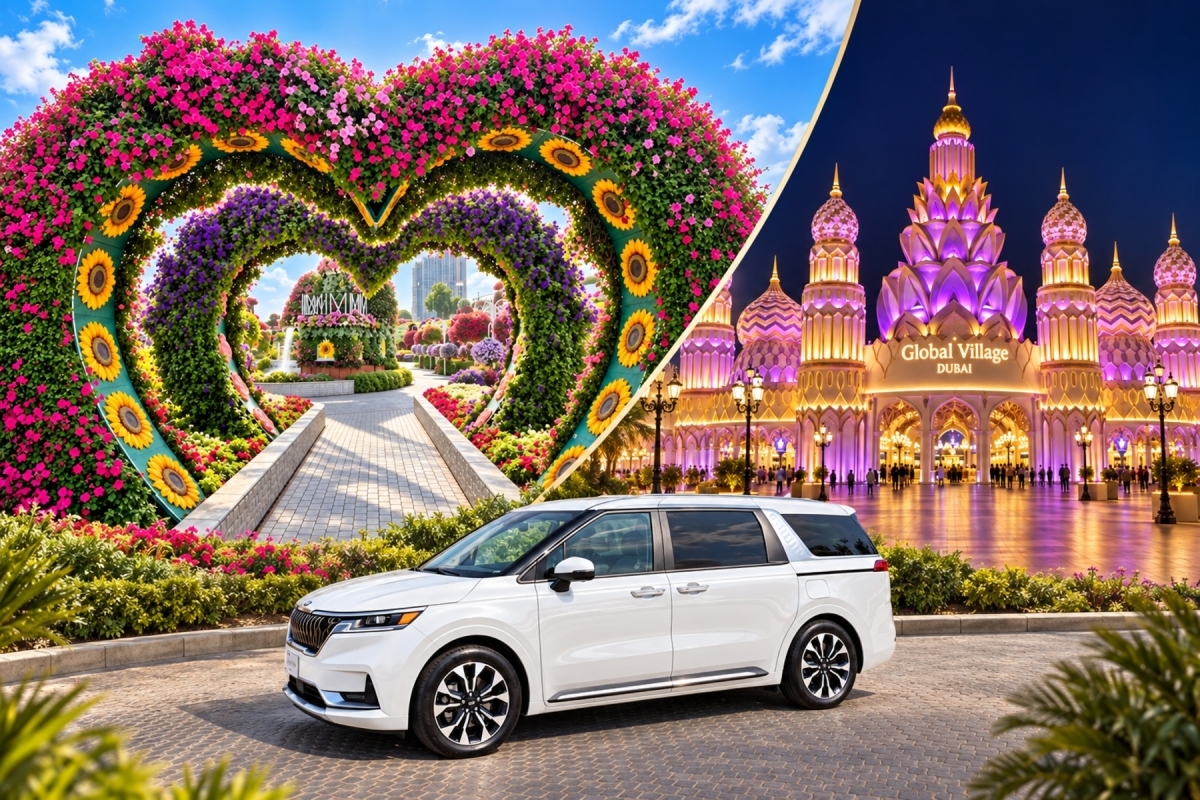 Private Dubai Tour: Miracle Garden & Global Village 1
