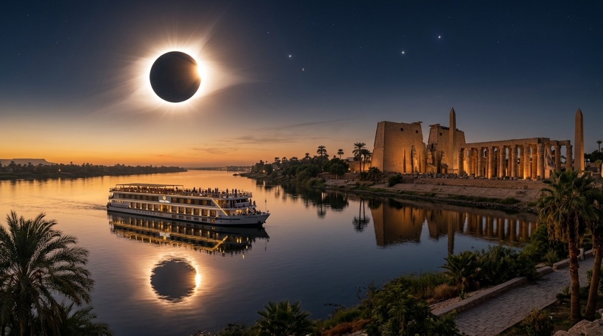 7-Day Egypt Total Solar Eclipse 2027: Cairo, Luxury Nile Cruise & Luxor 1