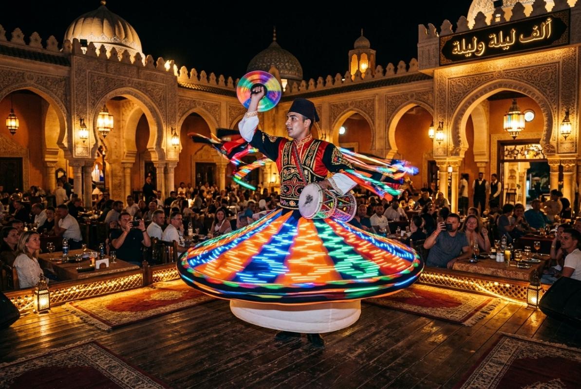 Sharm El Sheikh: 1001 Nights Show, Dinner & Private Hotel Transfers Sharm El Sheikh: 1001 Nights Show, Dinner & Private Hotel Transfers