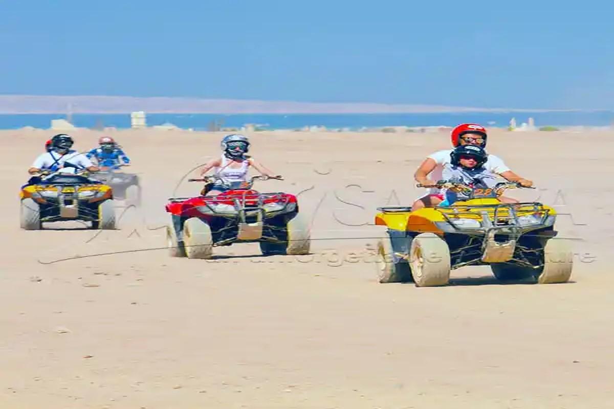 Hurghada Red Sea Desert ATV Quad Bike Safari, Camel Ride & BBQ Dinner Hurghada Red Sea Desert ATV Quad Bike Safari, Camel Ride & BBQ Dinner