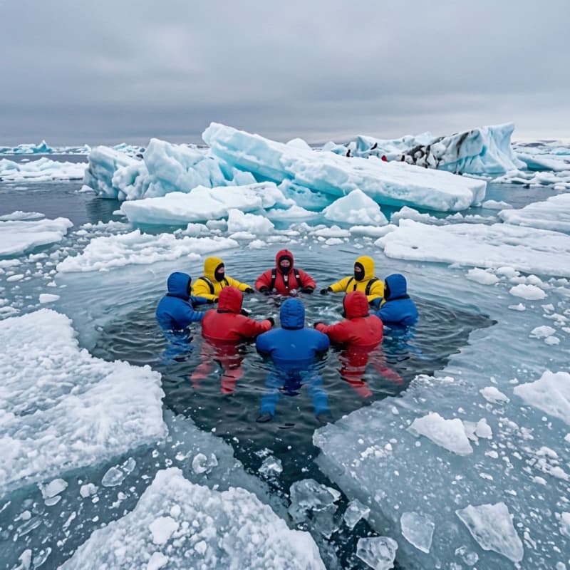 Arctic Tour: Northern Lights, Teriberka, Huskies & Ice Floating 3