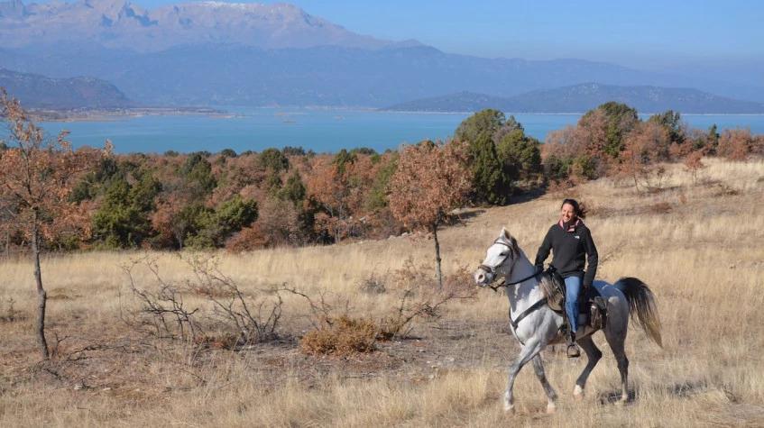 Horse Riding At the Golden Sandy Beach of Antalya Horse Riding At the Golden Sandy Beach of Antalya