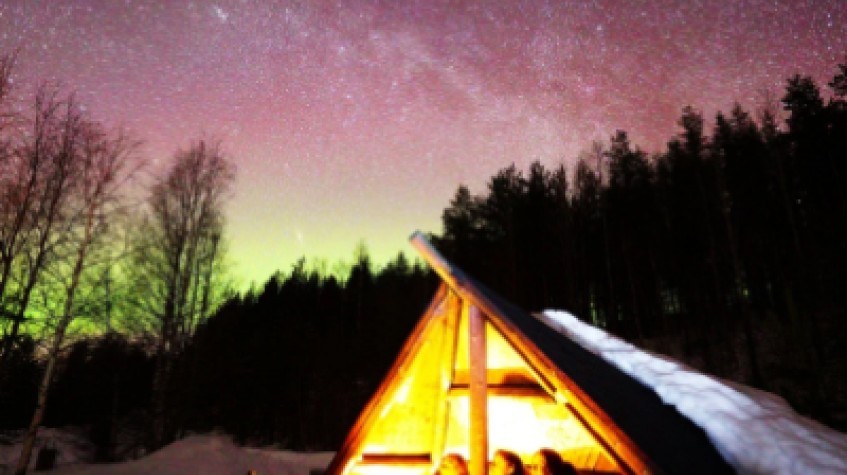 Hunting Northern Lights with Lappish Barbecue 1