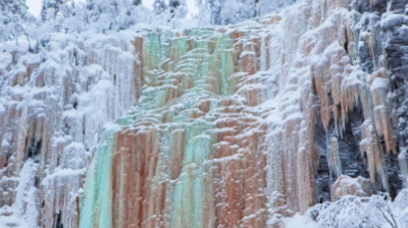 Discovering Korouoma's Frozen Waterfalls 3