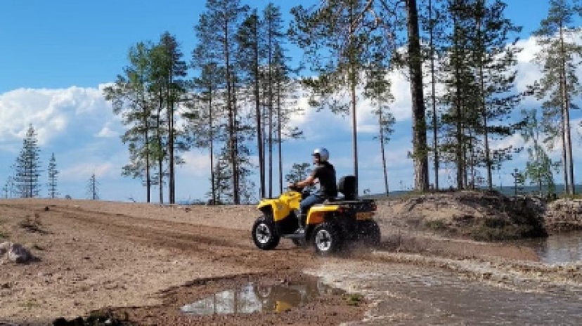 Midnight Sun, ATV Ride During the Golden Hour 3