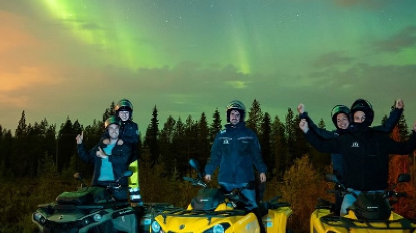 Delightful Quad Bike Ride with Northern Lights 2