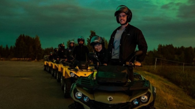 Delightful Quad Bike Ride with Northern Lights 4