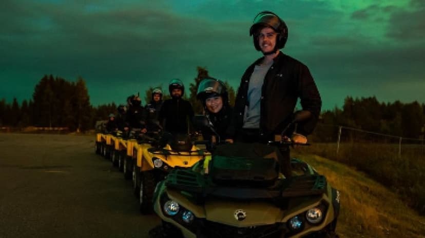Delightful Quad Bike Ride with Northern Lights 4