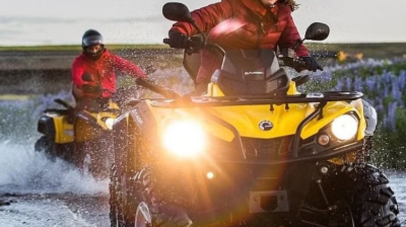 Winter Quad Bike Ride in the Arctic Circle 3