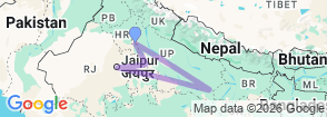 Tour route map