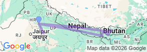 Tour route map