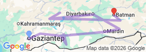 Tour route map