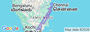 Tour route map