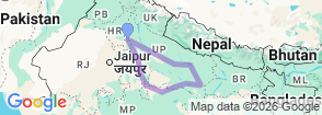 Tour route map
