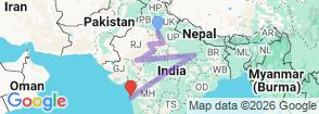Tour route map