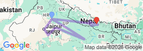Tour route map