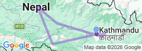 Tour route map