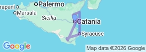 Tour route map