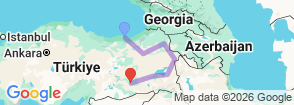 Tour route map