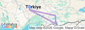 Tour route map