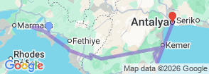 Tour route map