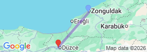 Tour route map
