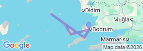 Tour route map