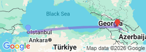 Tour route map
