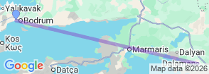 Tour route map