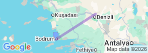 Tour route map