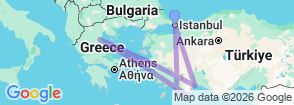 Tour route map