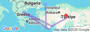 Tour route map