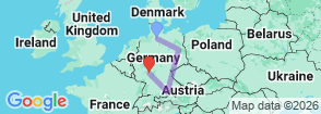 Tour route map