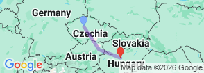 Tour route map