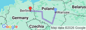 Tour route map