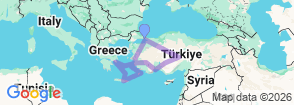 Tour route map