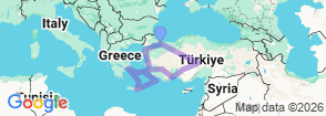 Tour route map