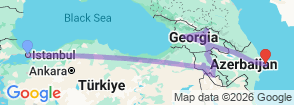 Tour route map