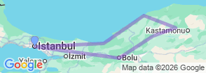Tour route map