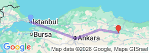 Tour route map