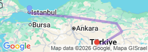 Tour route map