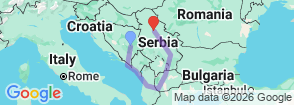 Tour route map