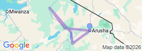 Tour route map