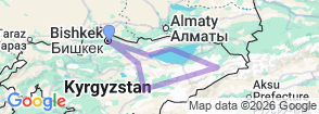 Tour route map