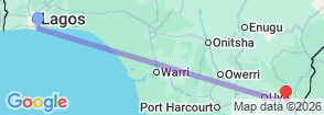 Tour route map
