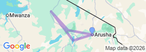 Tour route map