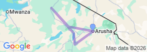 Tour route map
