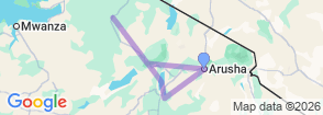 Tour route map