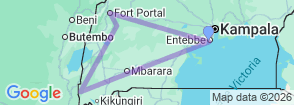Tour route map