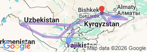 Tour route map